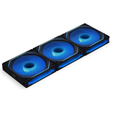  Lian Li SL-Infinity 120 RGB Uni Fan, Infinity Mirror Design, Customizable RGB Lighting, 3x 120mm PWM Fan, 2100 rpm Fan Speed, 61.3 CFM Airflow, Triple Pack with Controller, Black | G99.12SLIN3B.00